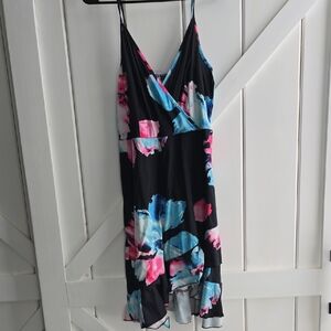Floral Spaghetti Strap Dress